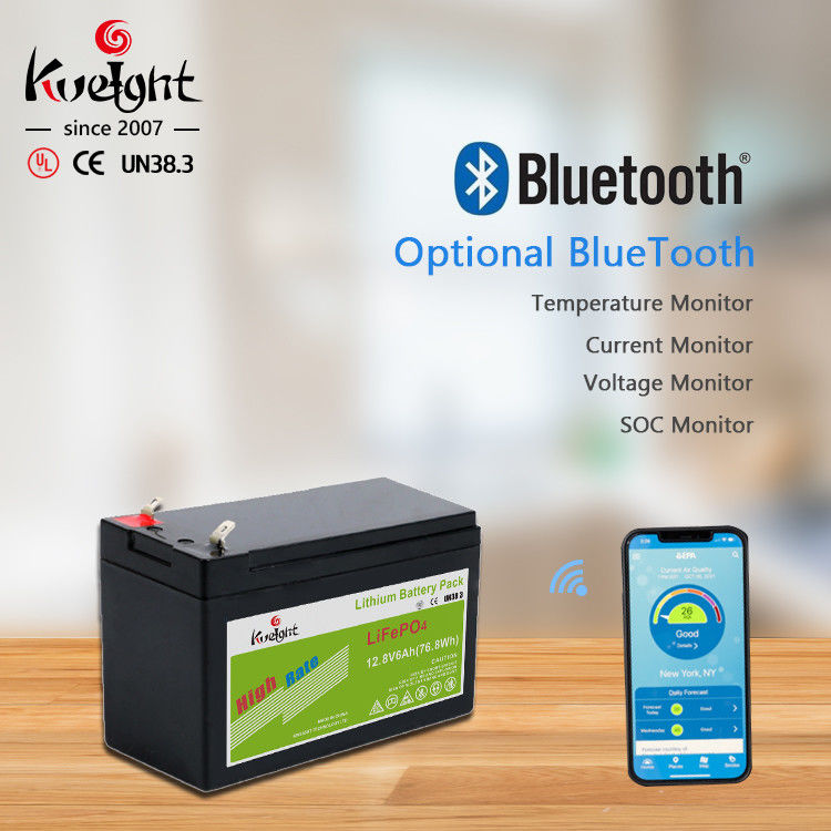 হোম এনার্জি স্টোরেজ সিস্টেমের জন্য 12.8v 6ah Lifepo4 লিথিয়াম আয়রন ব্যাটারি