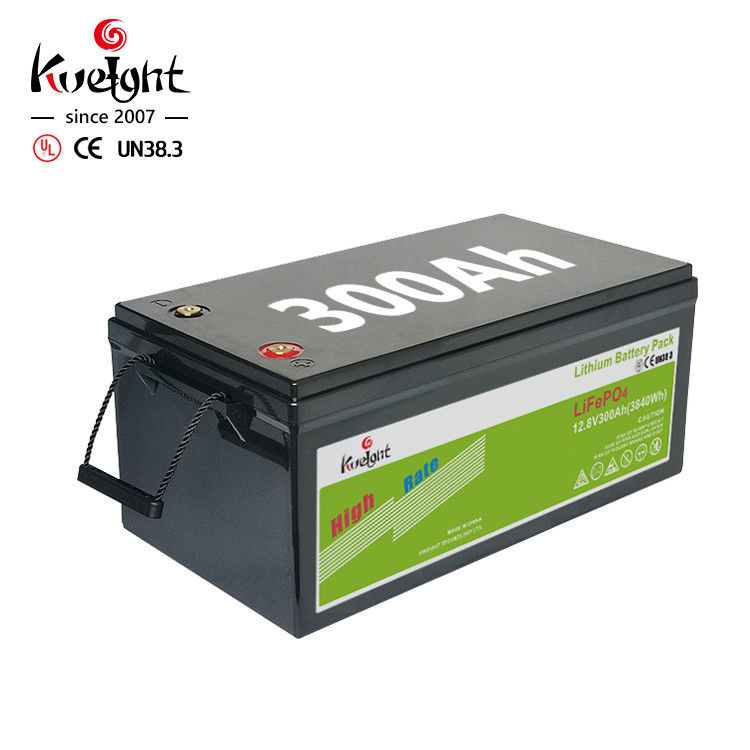 Pv সিস্টেমের জন্য 12.8v 300ah লিথিয়াম আয়ন ব্যাটারি Lifepo4 ব্যাটারি ট্রাভেল ক্যারাভান