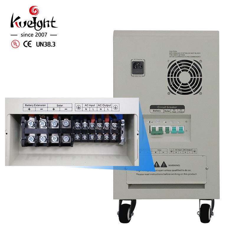 বাড়ির জন্য 5Kw অল ইন ওয়ান হাই পাওয়ার সাপ্লাই ESS সোলার সিস্টেম পোর্টেবল পাওয়ার সাপ্লাই ব্যাকআপ ব্যাটারি