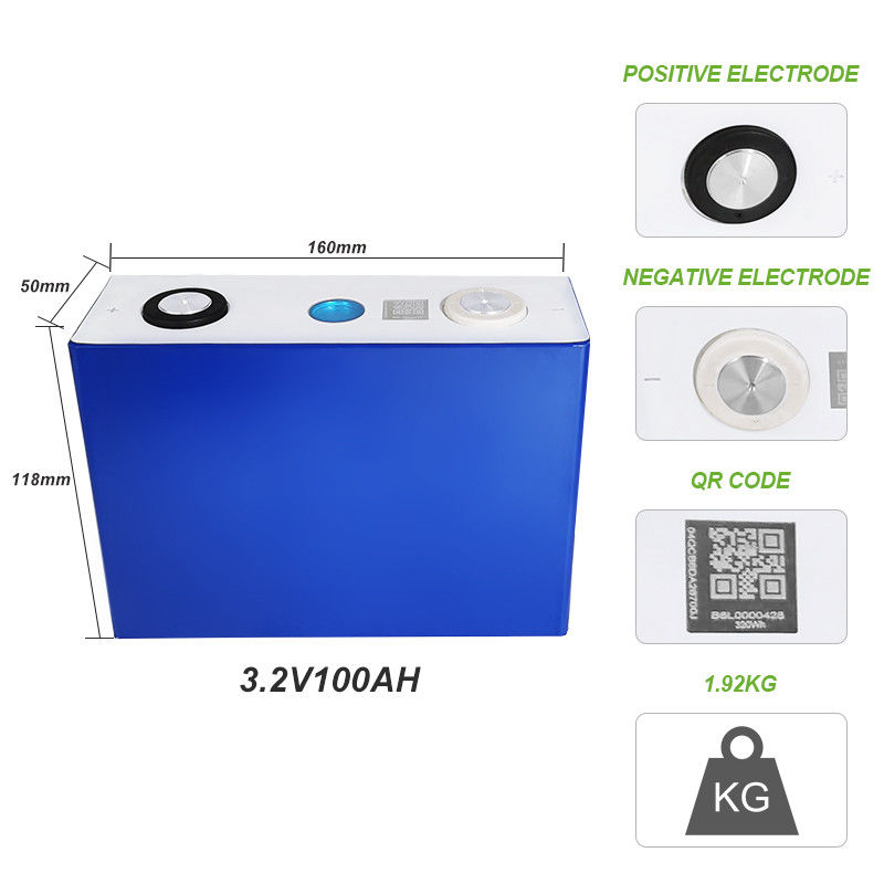 LF100M গলফ কার্ট UPS পাওয়ার টুল লি-আয়ন ব্যাটারি LiFePO4 100Ah 3.2V সেল