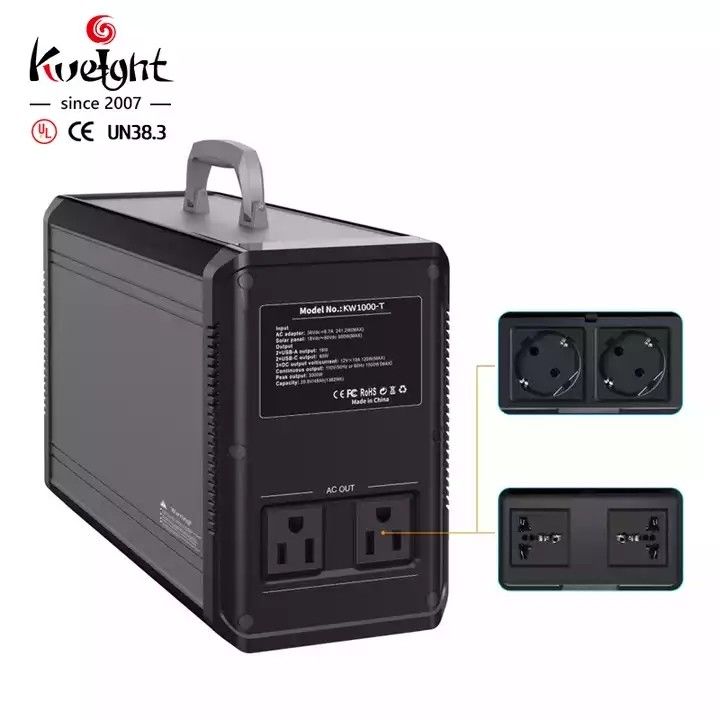 LiFePO4 পোর্টেবল এনার্জি স্টোরেজ পাওয়ার সাপ্লাই 1500W লিথিয়াম পোর্টেবল পাওয়ার স্টেশন