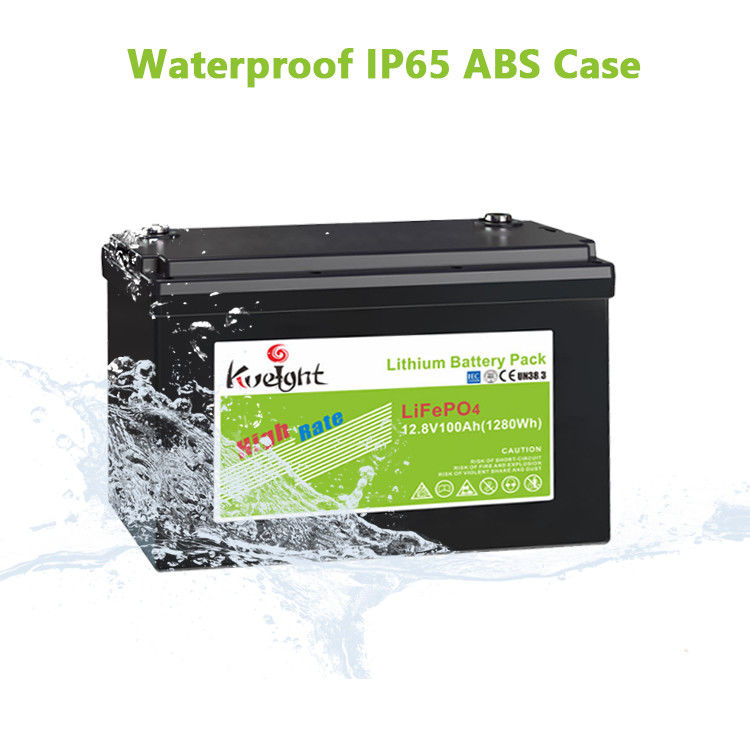 সৌরজগতের জন্য Bms 100ah 12.8v Lifepo4 ডিপ সাইকেল ব্যাটারি লিথিয়াম আয়ন