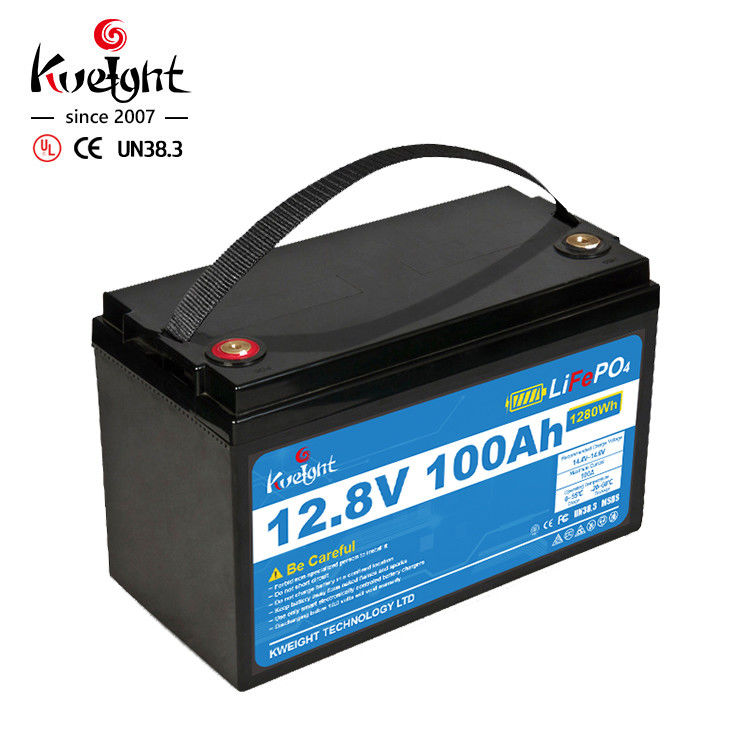 সৌরজগতের জন্য Bms 100ah 12.8v Lifepo4 ডিপ সাইকেল ব্যাটারি লিথিয়াম আয়ন